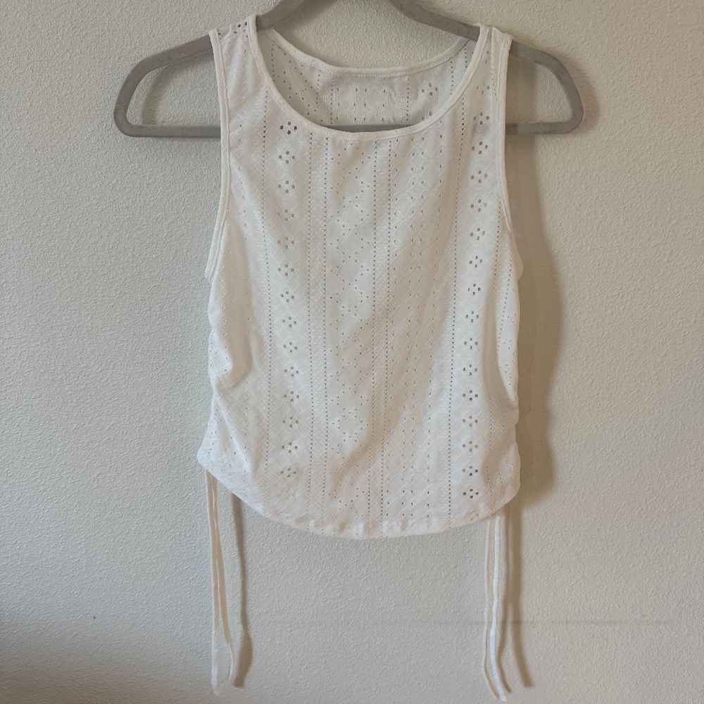 Shein White Crop Top